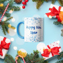 Search for blue snowflake coffee mugs Ice