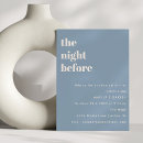 Search for minimalist rehearsal dinner invitations Dusty blue