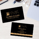 Search for residential cleaning services business cards Professional