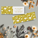 Search for golden business cards Floral