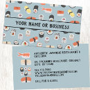 Search for sushi business cards Japan