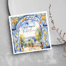 Search for blue lemon napkins Italian