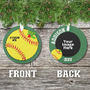 Search for cute softball christmas tree decorations Sporty