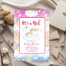Search for unicorn baby shower invitations Magical