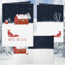 Search for red fox christmas cards Illustration
