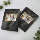 Search for gold and black programs Funeral