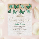 Search for emerald glitter invitations Vintage