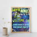 Search for boys birthday party posters Retro