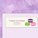 Search for french macarons return address labels Dessert