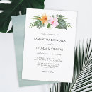 Search for tropical paradise invitations Watercolor