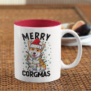 Search for corgi christmas mugs Dog lover
