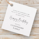 Search for square gift tags Birthday