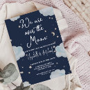 Search for we are over the moon invitations Gold