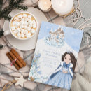 Search for winter tea party invitations Blue