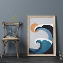 Search for ocean waves posters Housewarming