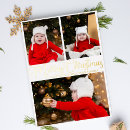 Search for gold script christmas cards Simple
