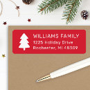 Search for tree silhouette return address labels Modern