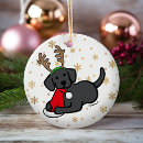 Search for black lab christmas tree decorations Cute