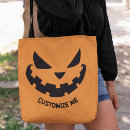 Search for halloween tote bags Jack o lantern