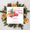 Search for red vintage truck invitations Snowflakes