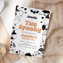 Search for two spooky birthday invitations Ghost