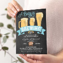 Search for craft beer invitations Baby is brewing
