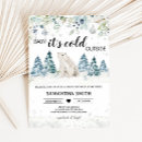 Search for baby its cold outside invitations Polar bear