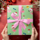 Search for flamingo christmas wrapping paper Florida