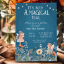 Search for magical 1st birthday invitations Boho