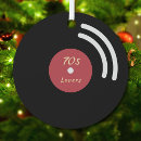 Search for vinyl record christmas tree decorations Vintage