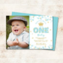 Search for blue and gold prince birthday invitations Crown