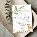 Search for woodland deer baby shower invitations Gender neutral