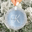 Search for blues christmas tree decorations For her