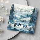 Search for winter horse cards Blue