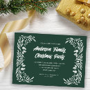 Search for family gathering christmas invitations Modern