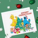 Search for big bird postcards Christmas tree