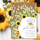 Search for sunflower bridal shower invitations Elegant