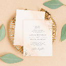 Search for gold accents invitations Blush pink