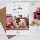 Search for cute puppy christmas cards From the dog