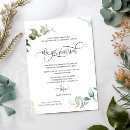 Search for intimate wedding invitations Calligraphy