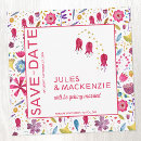 Search for teal blue save the dates Contemporary