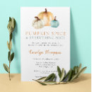Search for pumpkin spice invitations Autumn