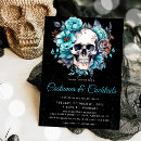 Search for adult costume invitations Gothic skull party