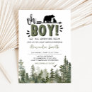 Search for lumberjack baby shower invitations Forest