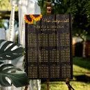 Search for rustic wedding seating charts Sunflowers