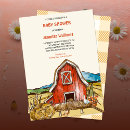 Search for barnyard animals baby shower invitations Gingham