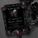 Search for til death do us bridal shower invitations Bride or die