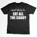 Search for halloween candy tshirts Horror