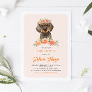 Search for dachshund invitations baby shower