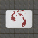 Search for bloody bath mats Blood splatter